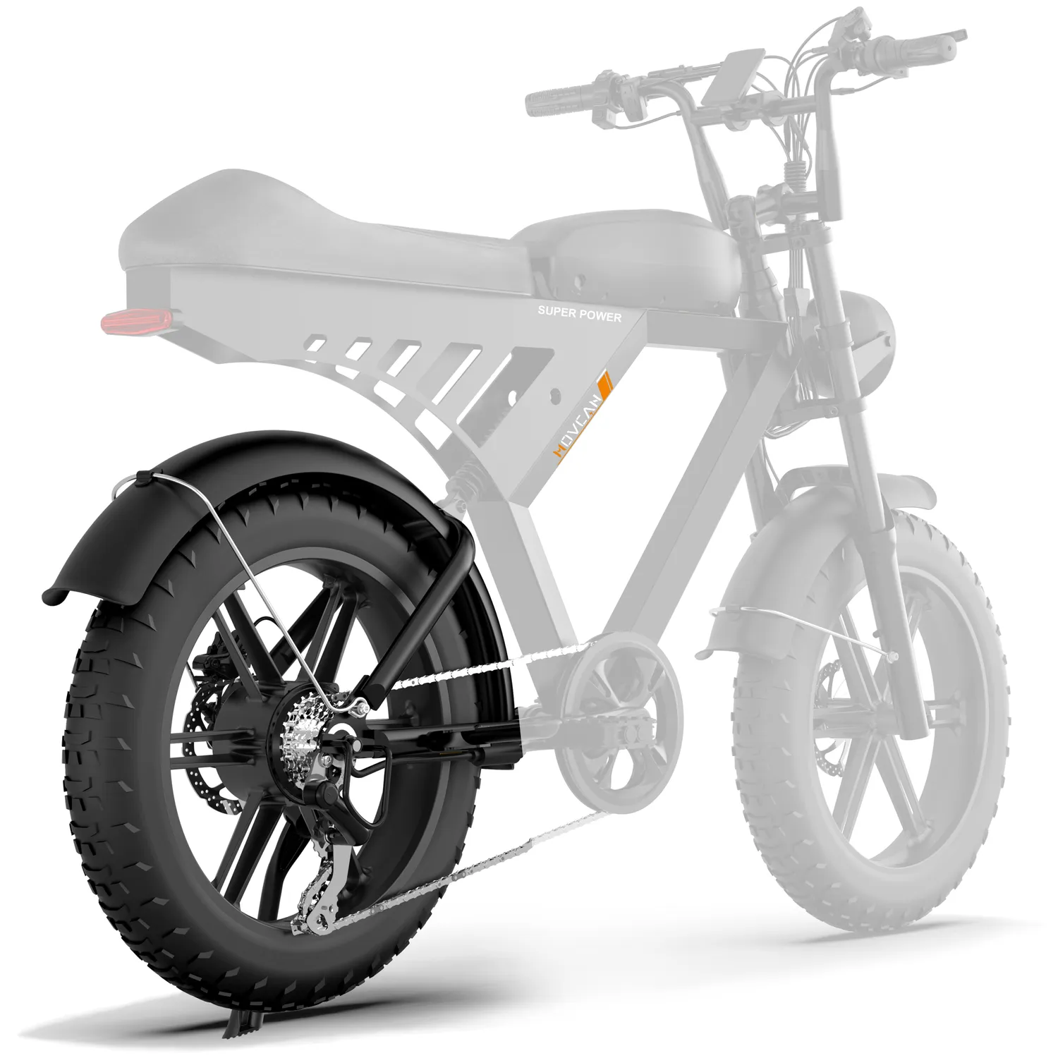 Complete Rear Tire Motor Kit for Movcan V30V30Max