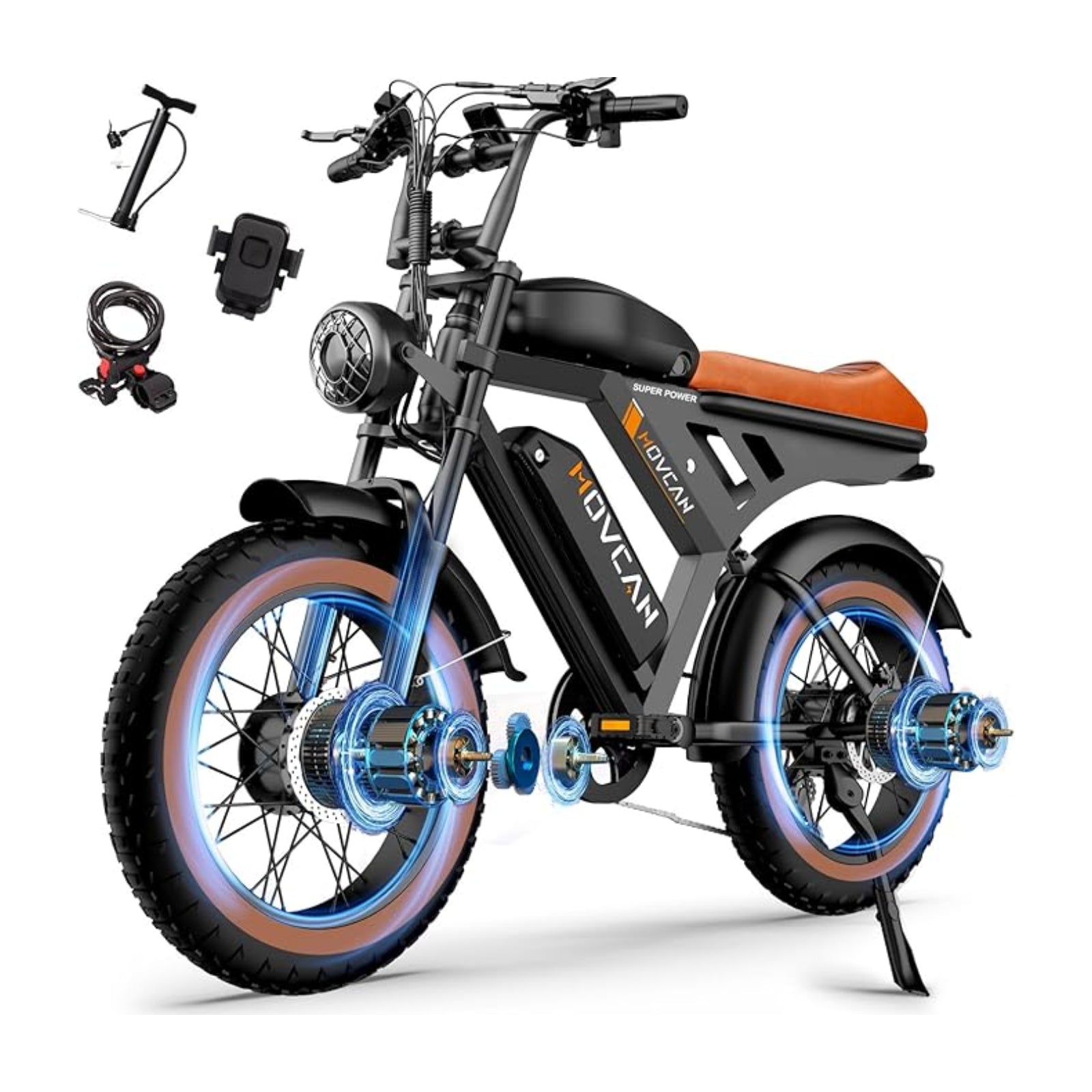 Movcan V30 Pro Max Dual Battery Electric Bike