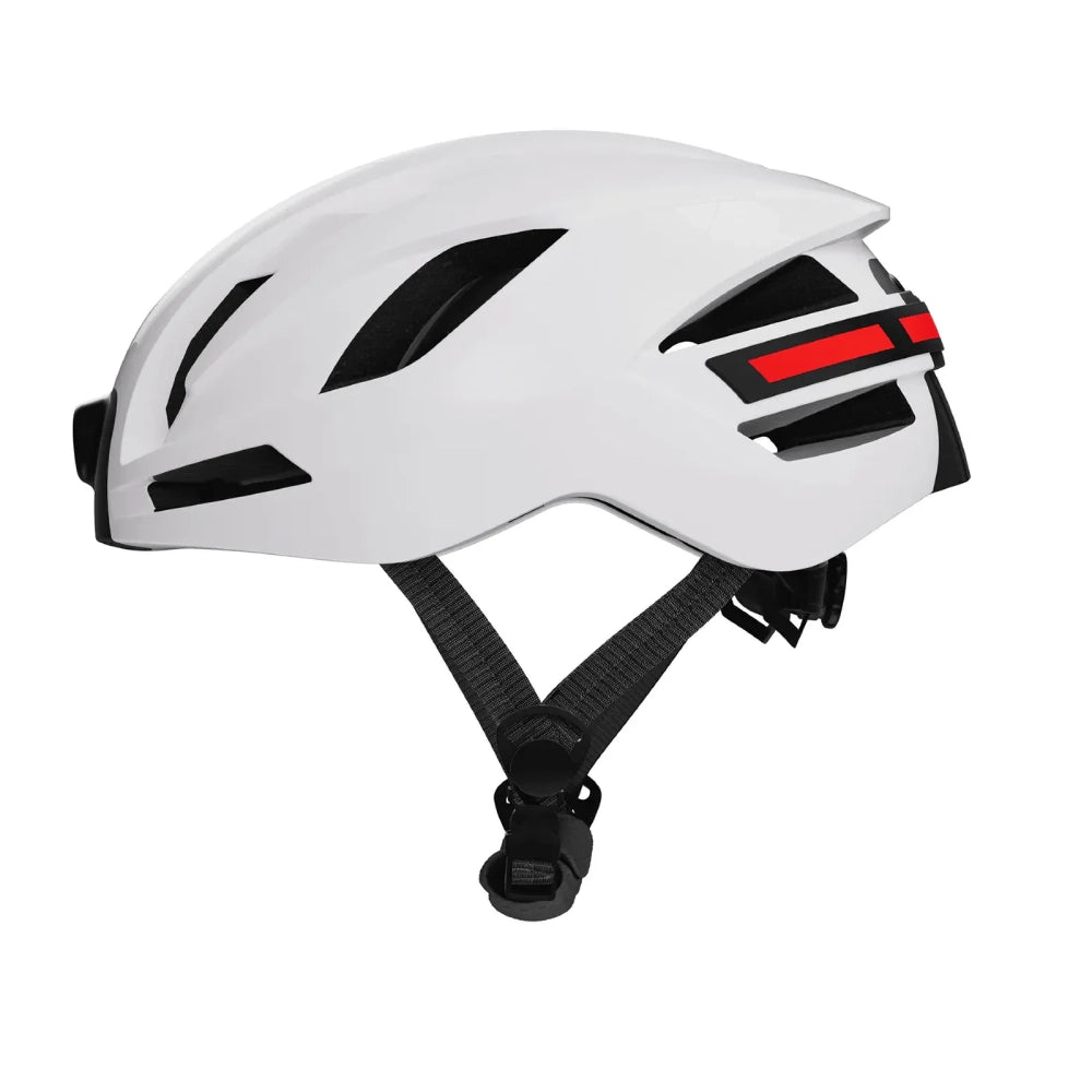 White Raw3 Smart Helmet