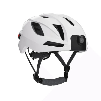 White Raw3 Smart Helmet